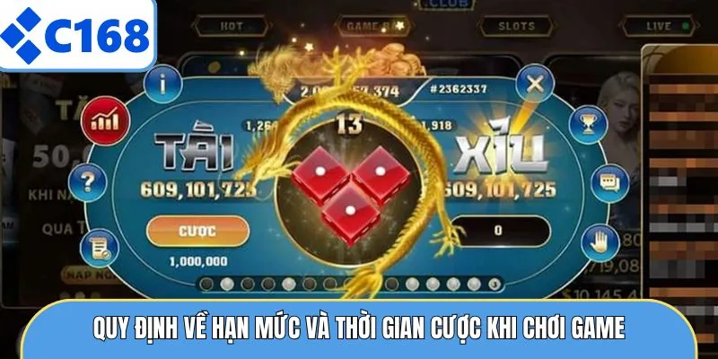 Cách Chơi Tài Xỉu - Tổng Hợp Thông Tin Mới Năm 2026 6 Quy định về hạn mức và thời gian cược khi chơi game